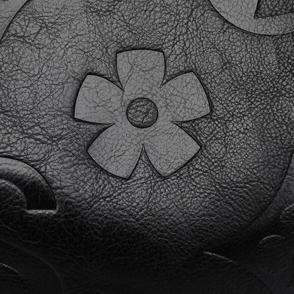 Vegan Leather Floral Embossed Bucket Bag for Women Large Tote Crossbody Hobo Sty - Picture 5 of 9